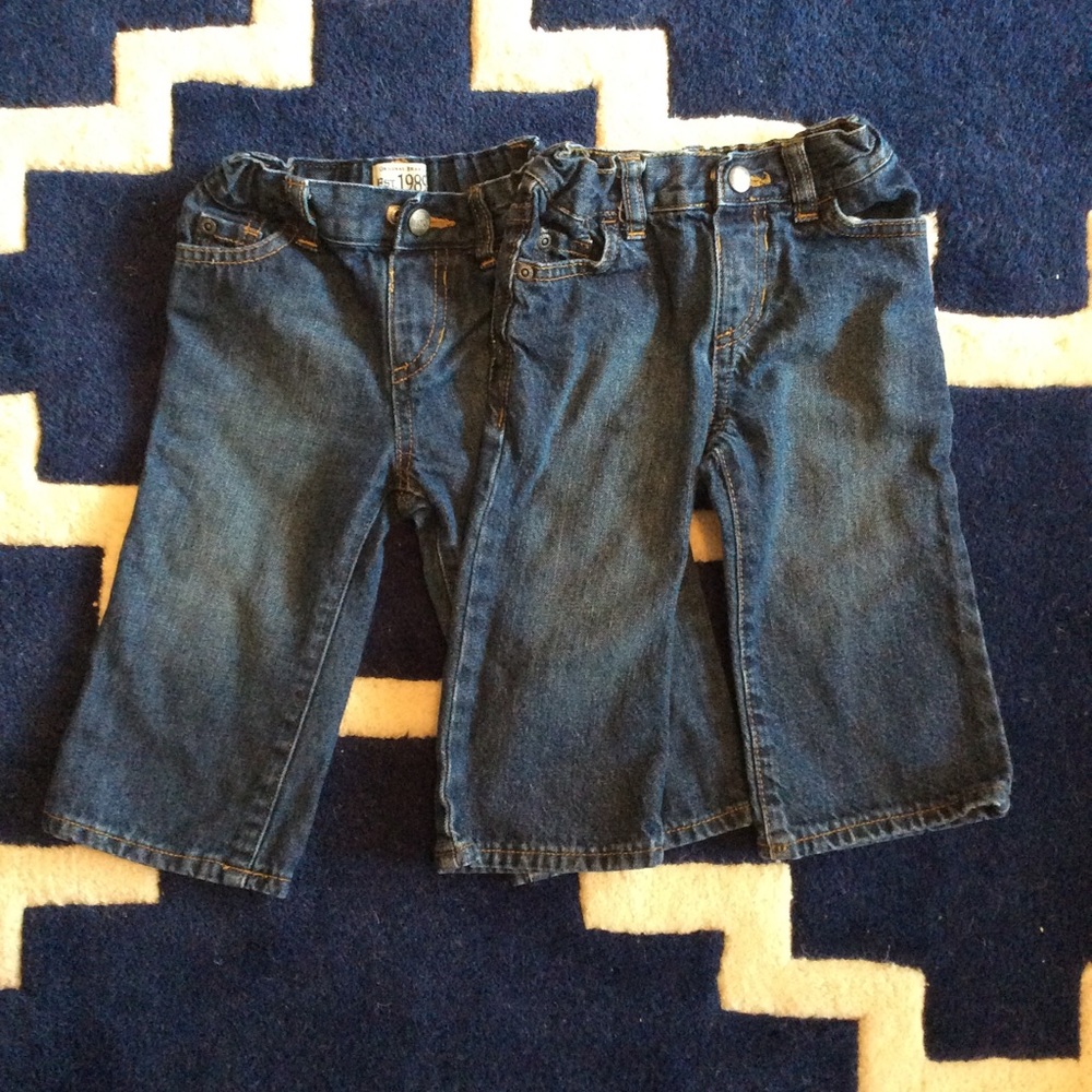 2 pair Children’s Place jeans 12 months
